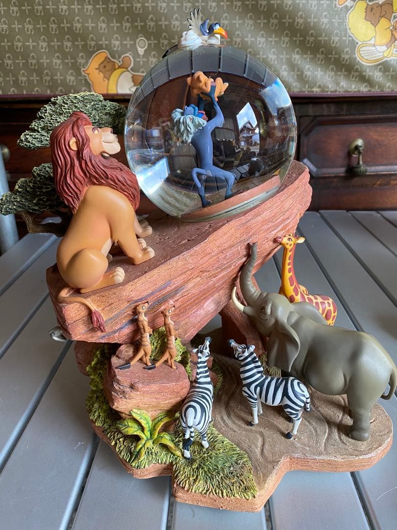 25周年記念限定品　ライオンキングキング・スノーグローブ　オルゴール　レア