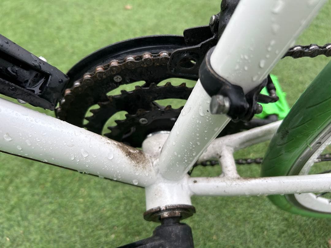 Grandir ロードバイク ホワイト/グリーン　引き取り限定