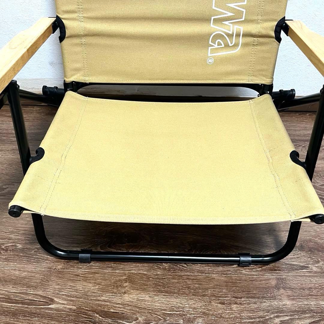 美品 ogawaアウトドアチェア リクライニング オガワ ローチェア 2脚