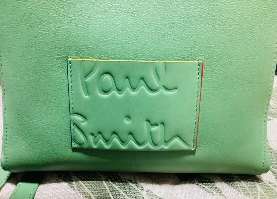 Paul Smith ミントグリーン ショルダーバッグほぼ未使用