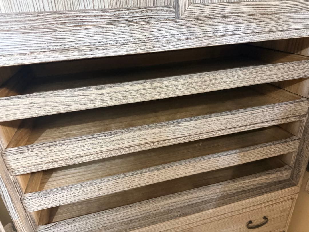 【値下げ】送料込み　中古　桐箪笥　着物　3段構成