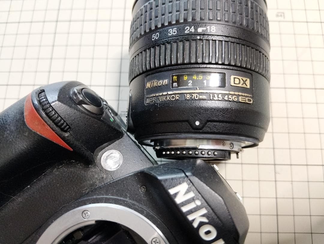 Nikon D70 + DX 18-70 のセット、普通に使えます。