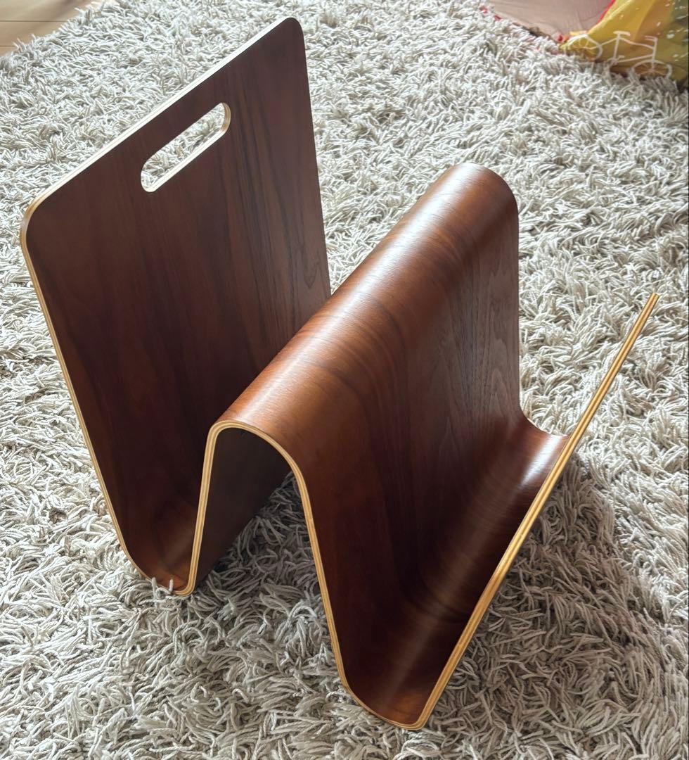 offi/プライウッド/マガジンラック/デザイナー/ミッドセンチュリー/オフィー