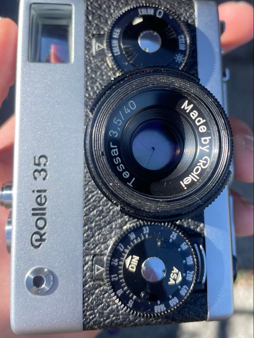 【極美品】Rollei 35 コンパクトフィルムカメラ昭和レトロ電池アダプタ付き