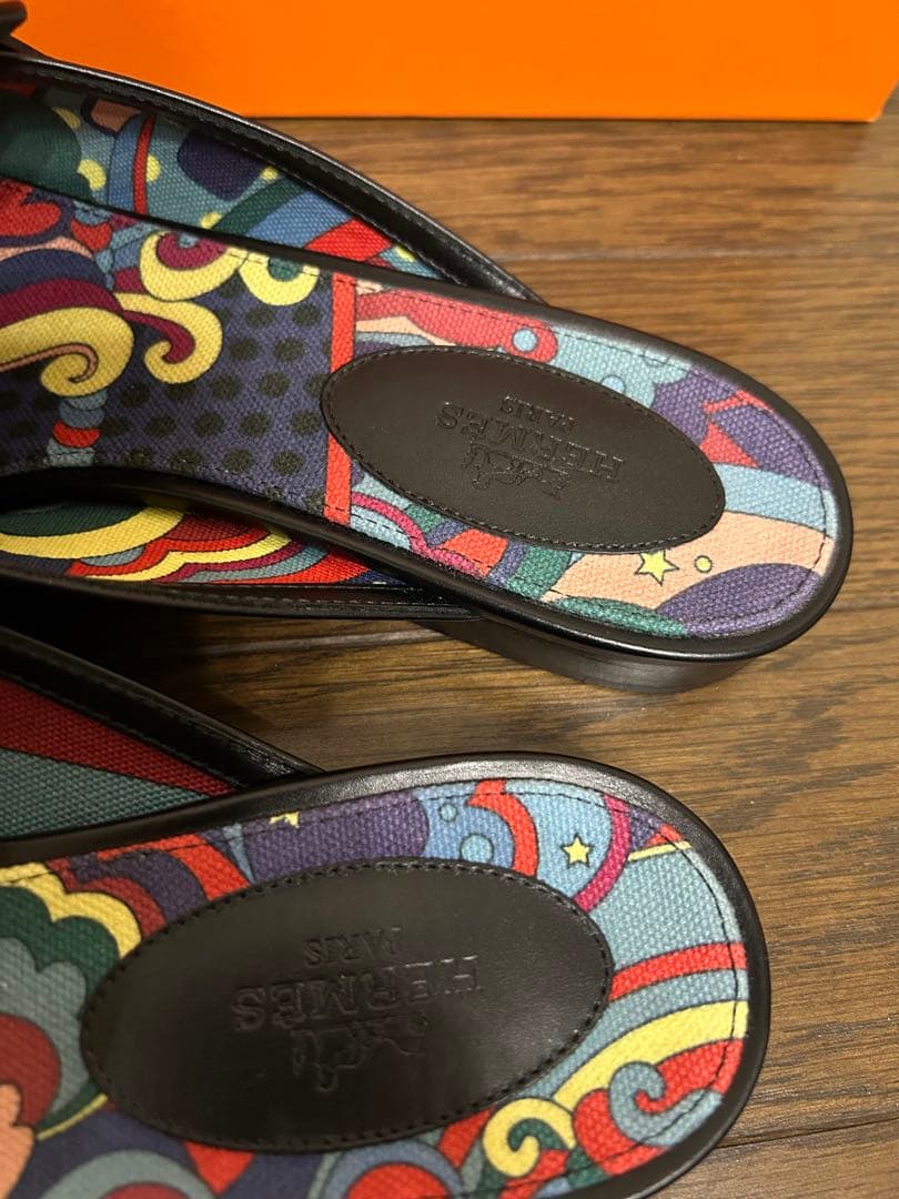 HERMES オズ　ブラック ミュール　シルバー金具　ケリー金具