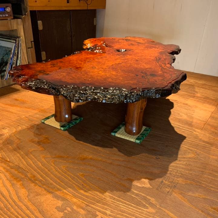 花梨　高級木材　一枚テーブル