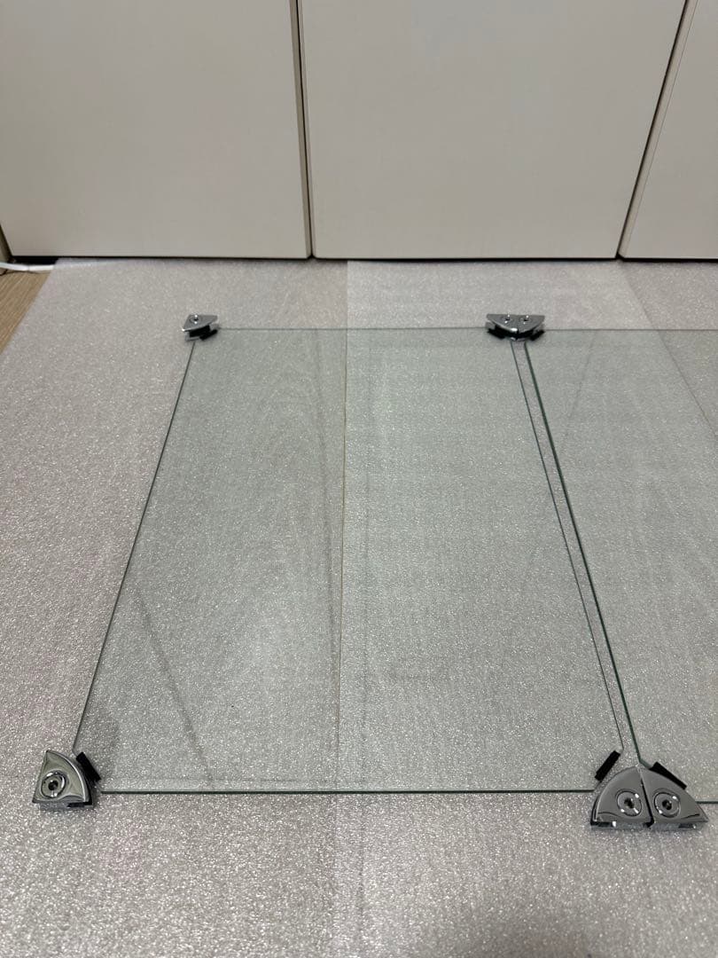 USMハラー 純正 ガラスパネル 500×350モジュール 2枚 取付パーツ付②