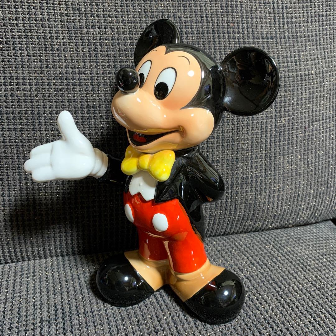 希少 レア ディズニー ミッキー＆フレンズ 陶器 フィギュア オルゴール セット