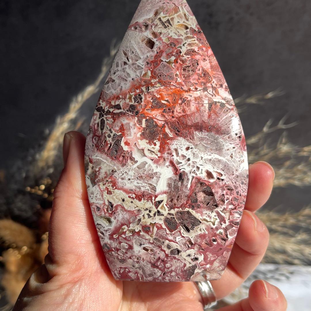 レッド メキシコ アゲート クレイジーレースアゲート