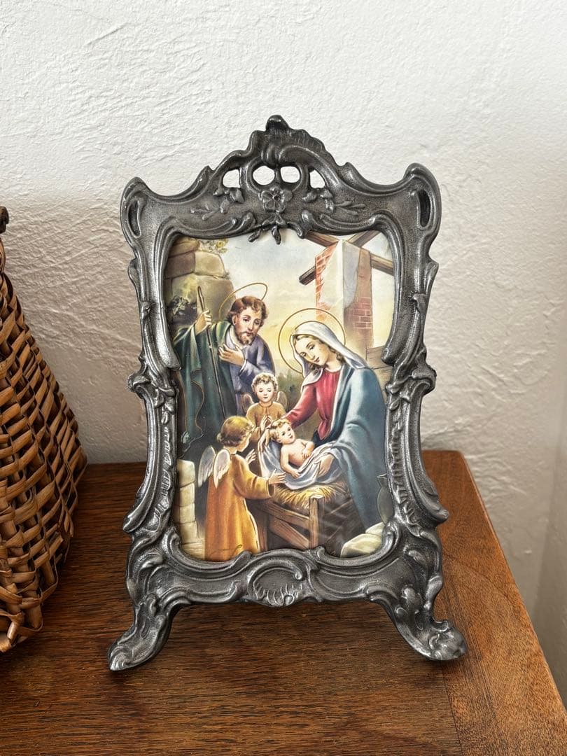 フランス　蚤の市　フレーム　ブロカント