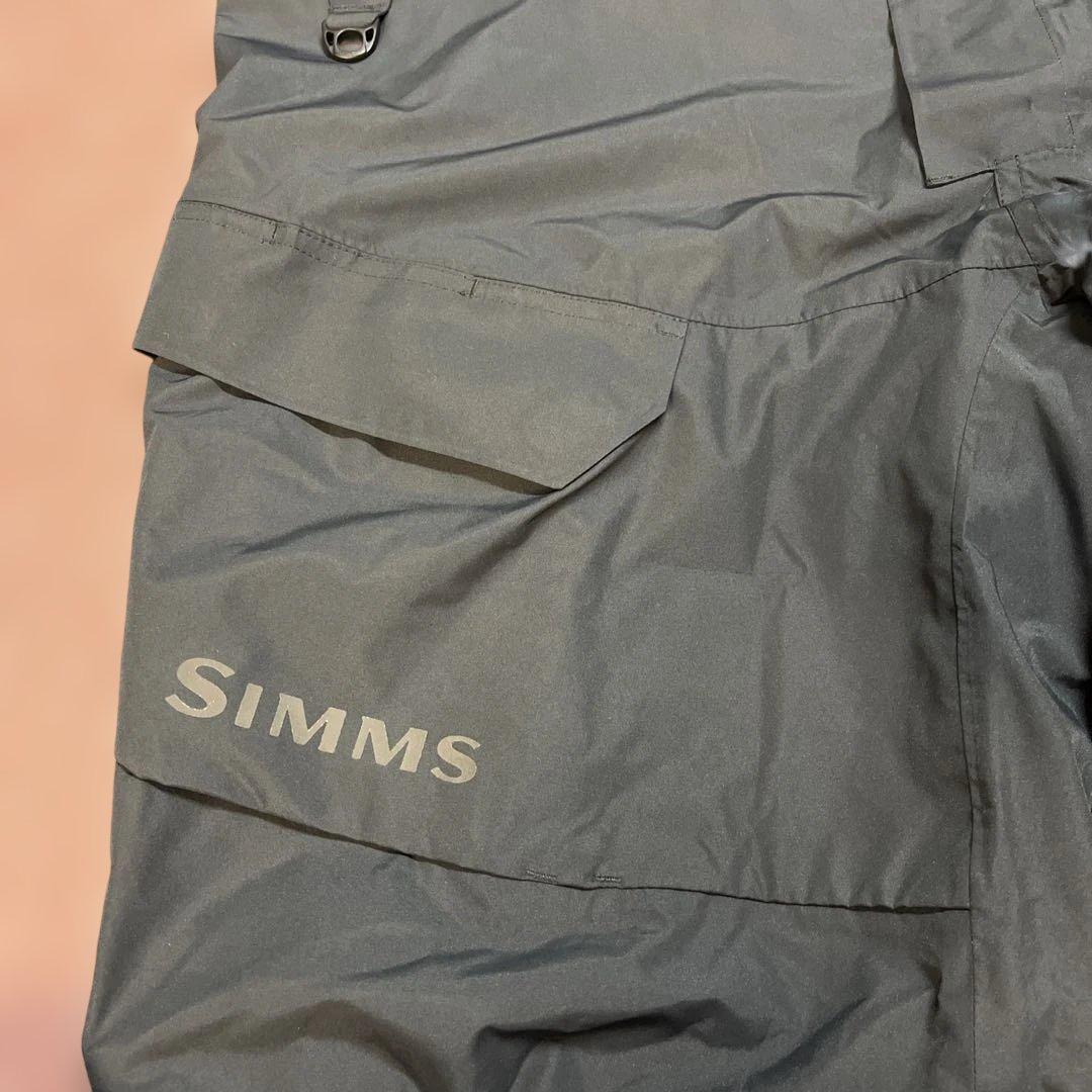 SIMMS ビブ　ダークグレー フィッシングパンツ　大きいサイズ　3L