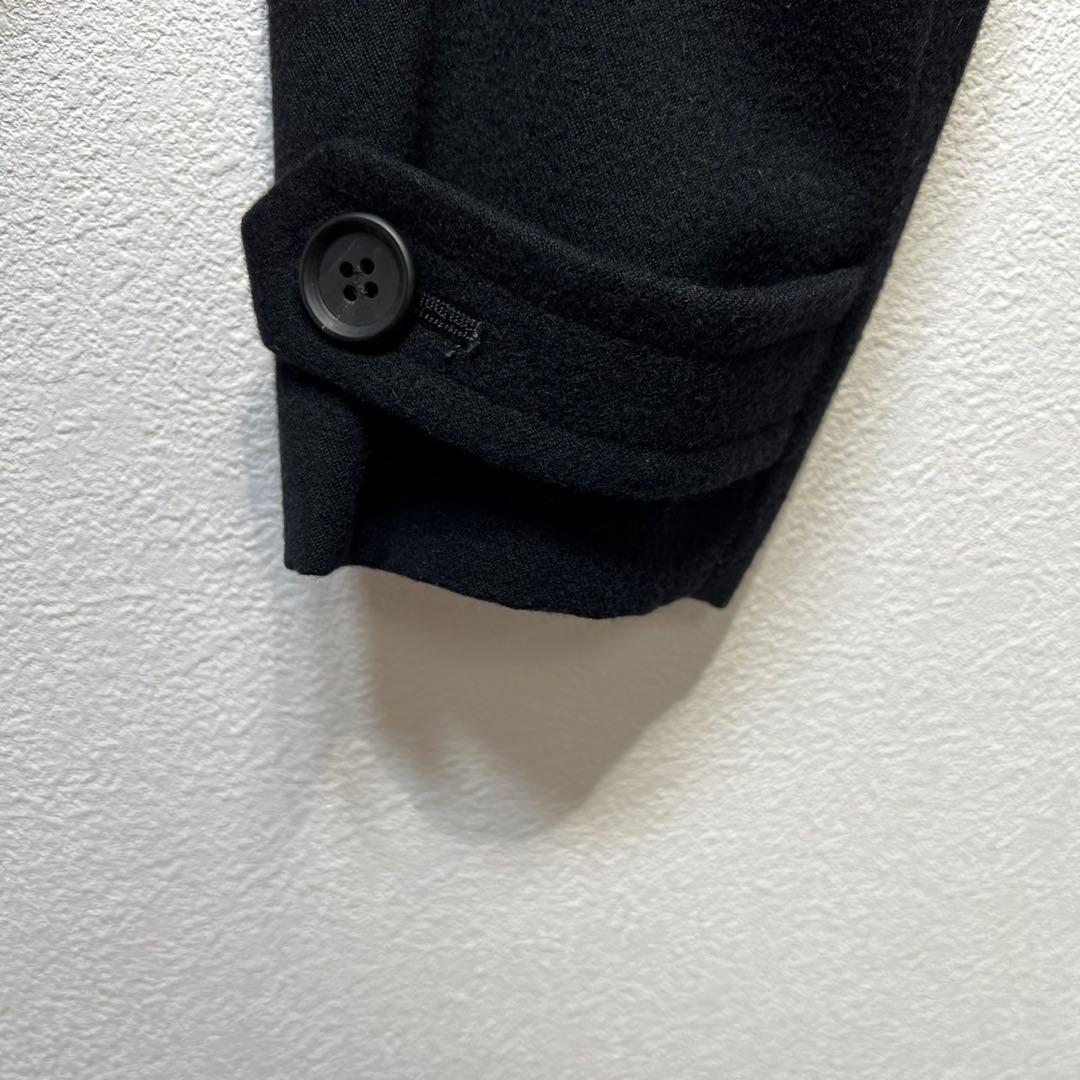 希少 美品 ワイズ レッドレーベル ウール チェック デザイン ピーコート 2