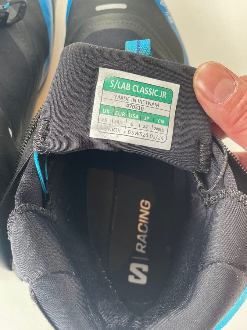 SALOMON クロスカントリースキーブーツ JR PROLINK 24cm