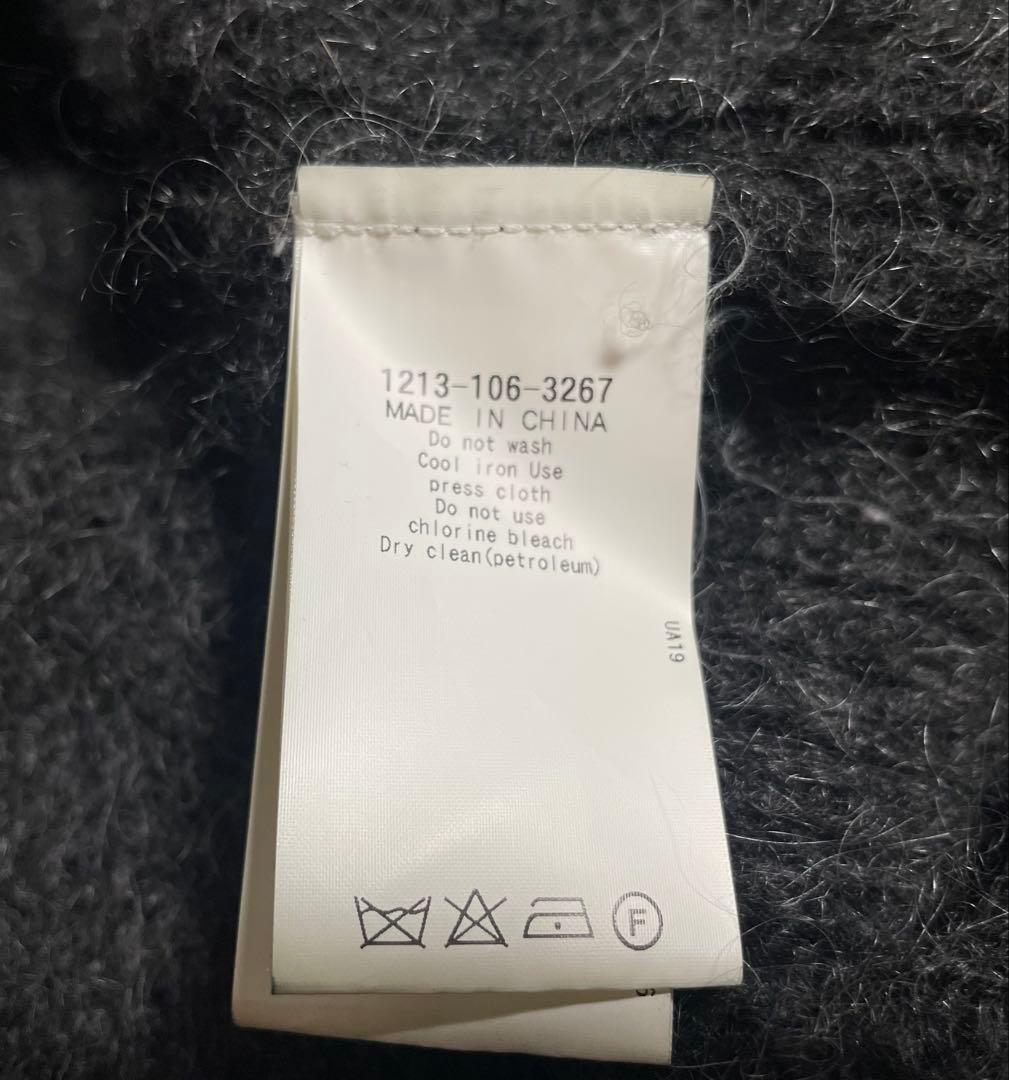 H beauty youth モヘア ニット セーター チャコール グレー M