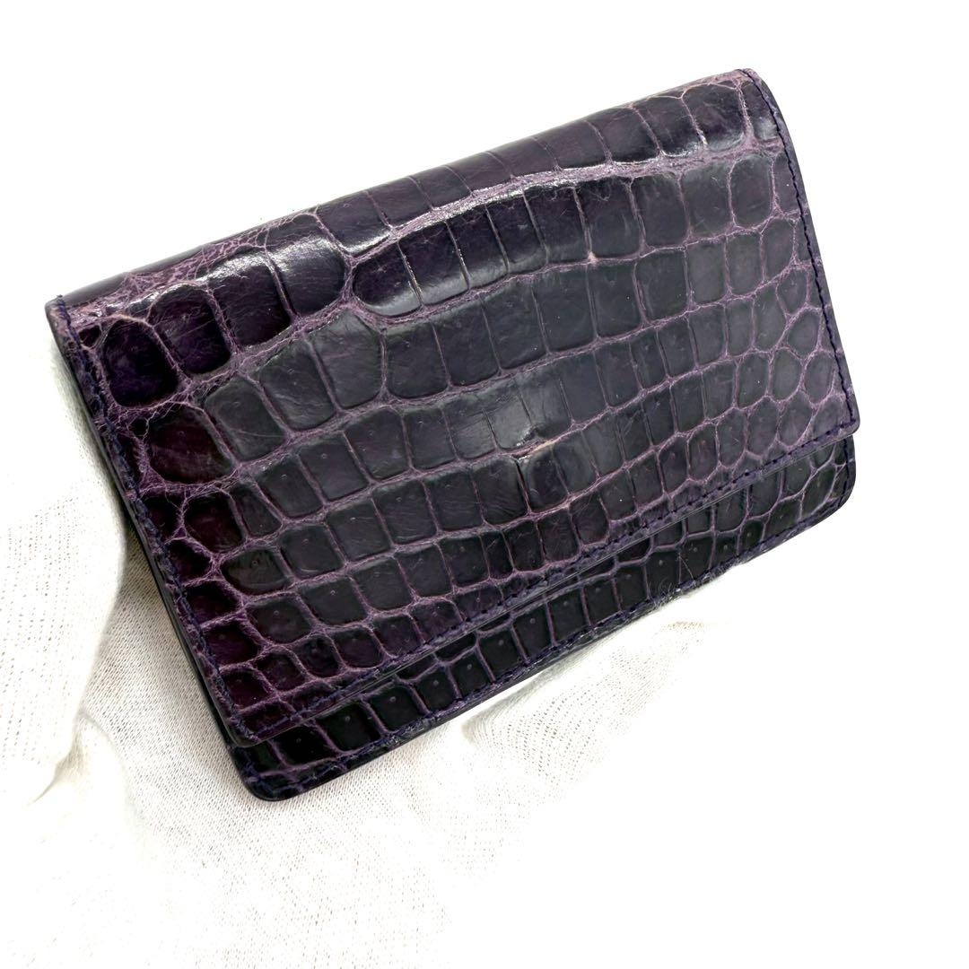 ★入手困難！★BOTTEGA VENETA マットクロコダイル 名刺入れ 無双