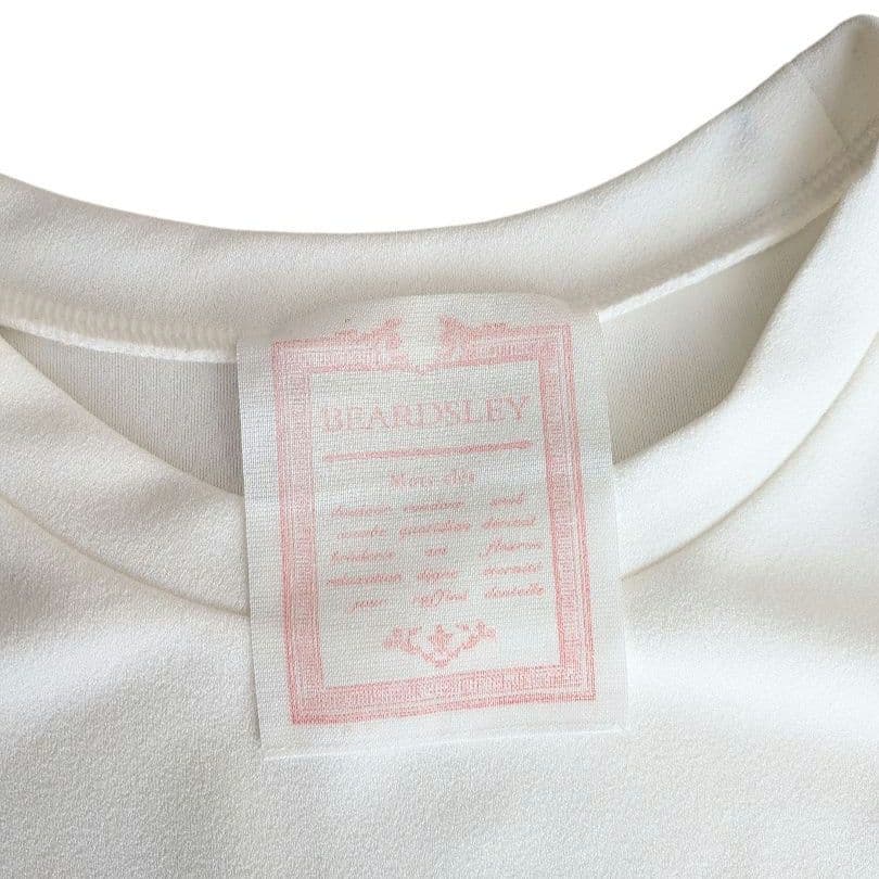 極美品✨️BEARDSLEY Tブラウス FREEサイズ　ホワイト М