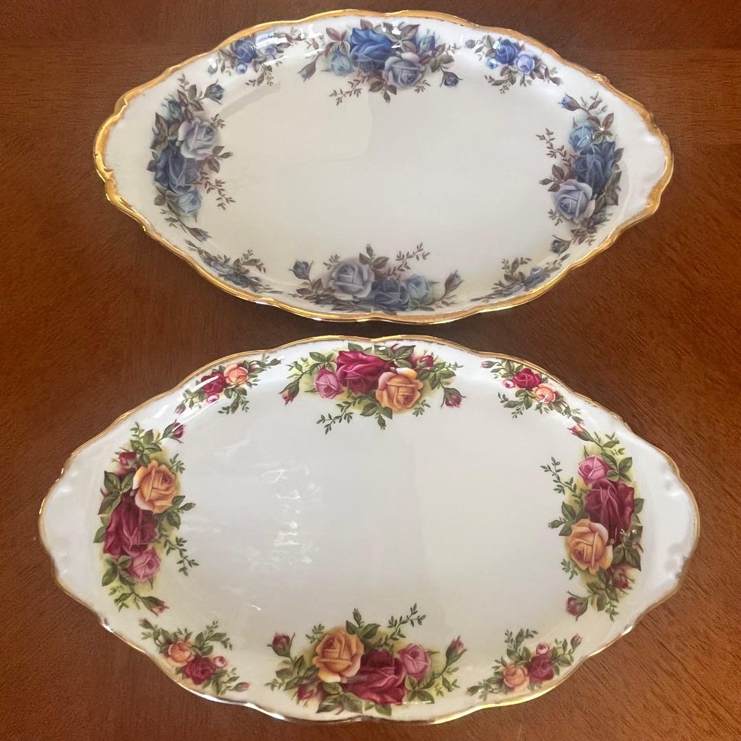 【美品】ロイヤルアルバート★ムーンライト＆オールドカントリーローズ★4枚セット