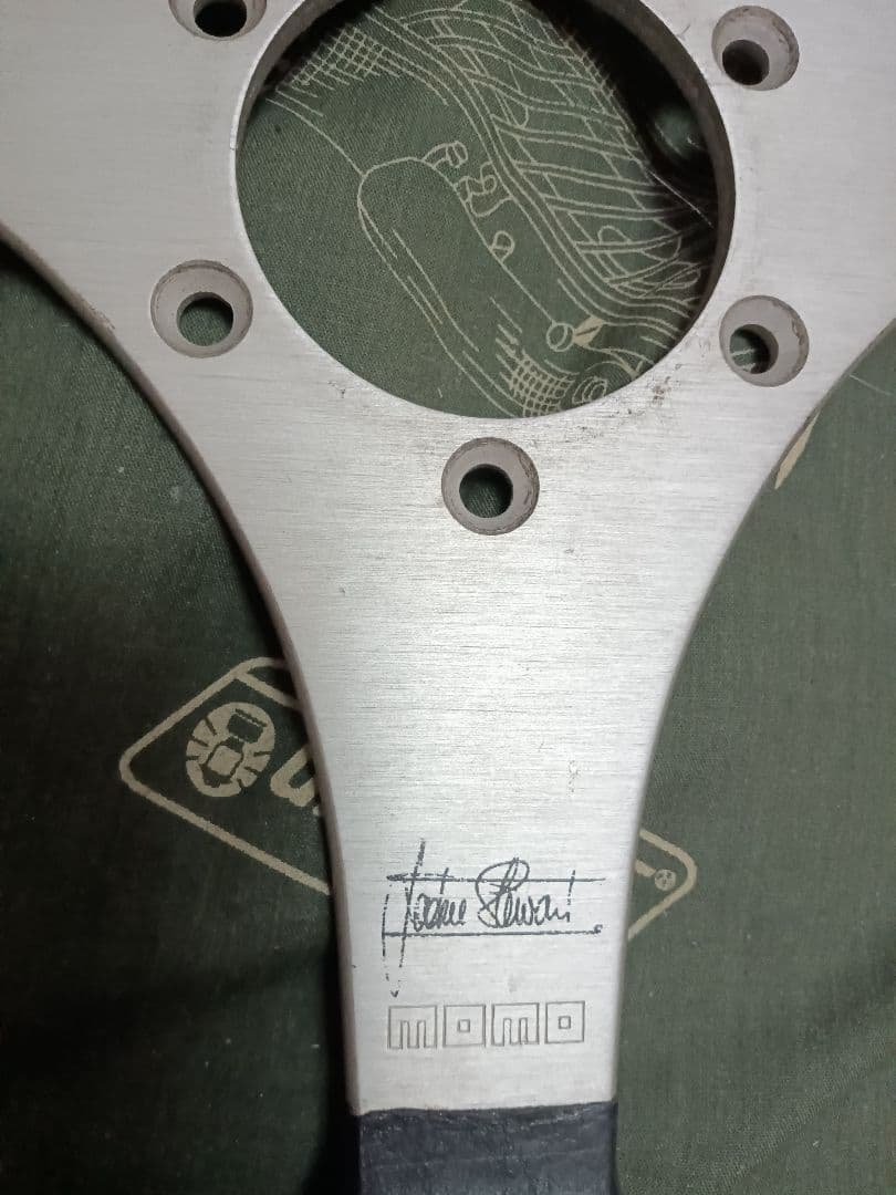 れ*ん様 momo モモ　ジャッキースチュワート　ステアリング　旧車　当時物