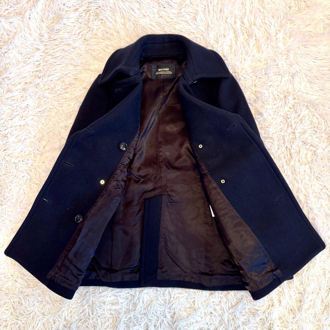 【RITZ様 美品】トゥモローランド マカフィー 金ボタン 肉厚ピーコート 38