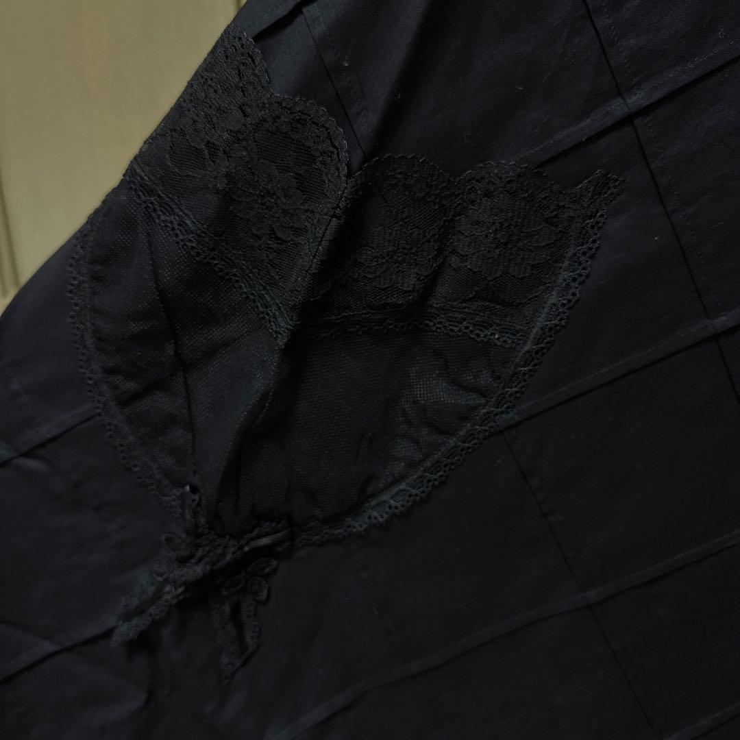 HISCHRONE ヒスクローネ　エプロン　黒