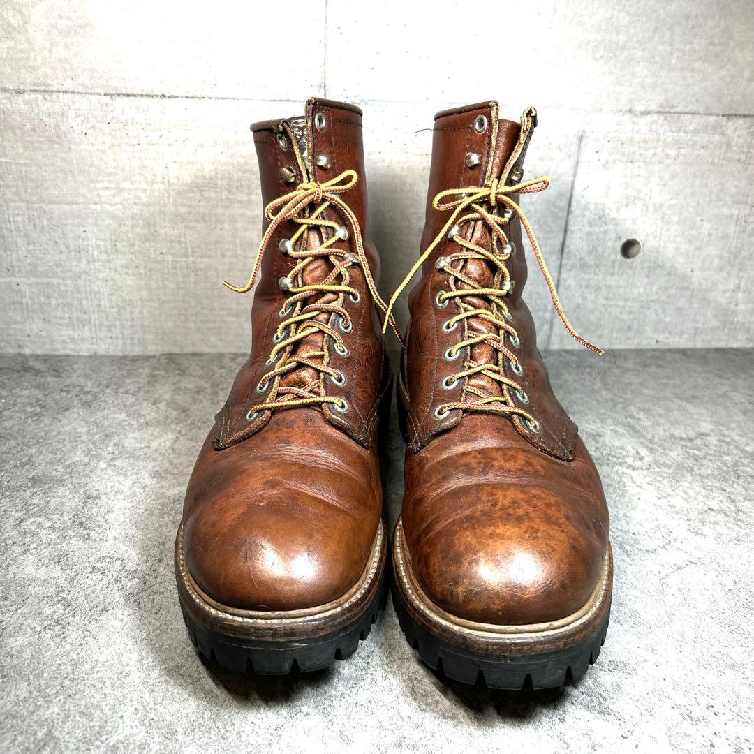 70s【REDWING】ロガーブーツ/木村拓哉/私物同型番(899)白四角犬タグ