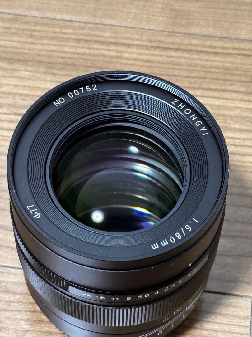 中一光学 SPEED MASTER 80mm F/1.6