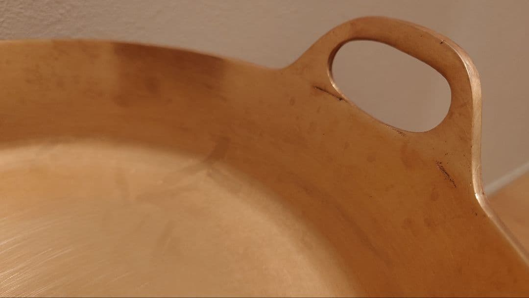 希少 有次 平井鋳造所 32cm 砲金 極厚 天ぷら鍋 ②