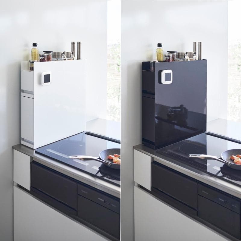 tower 隠せる調味料ラック ブラック おしゃれ 山崎実業 4335 タワー