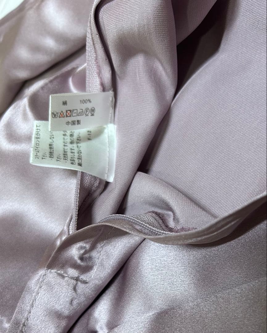 シルク100% 掛け布団カバー ラベンダー 190×210