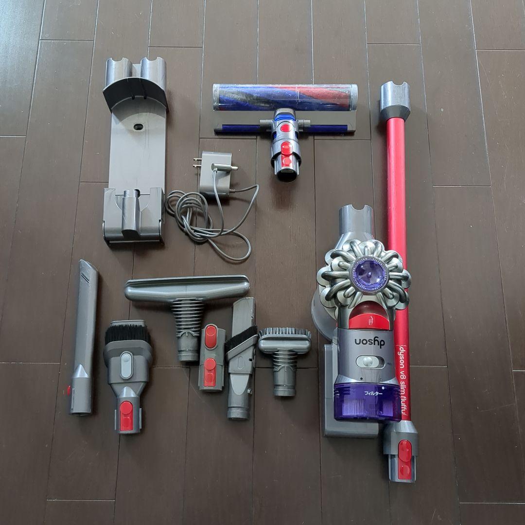 DysonV8 Slim Fluffy サイクロン式コードレス掃除機　最大33分