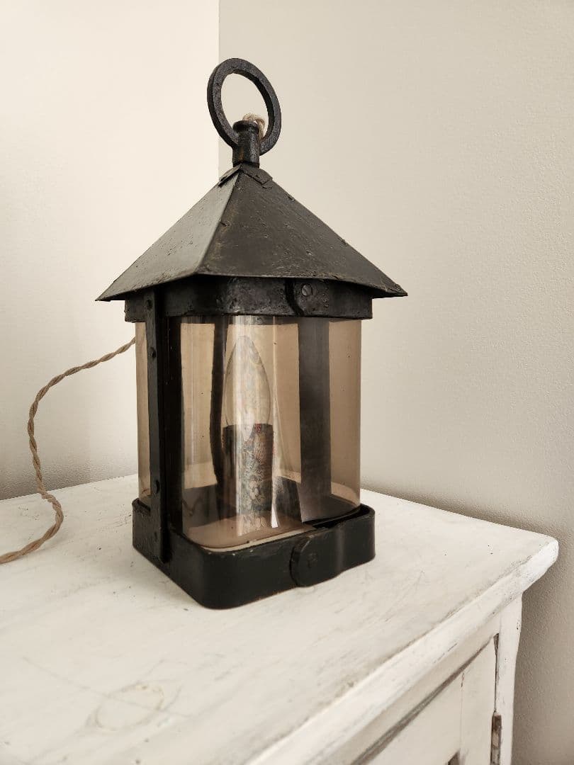 イギリスアンティーク　ランタン　ランプ　ガーデンランプ　ライト