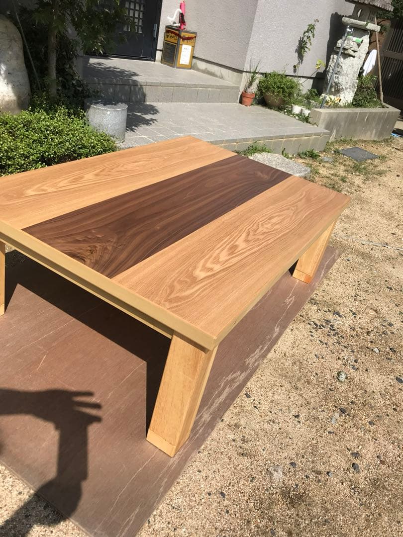 リビングこたつ105ウォールナット日本製・ヒーター別売り