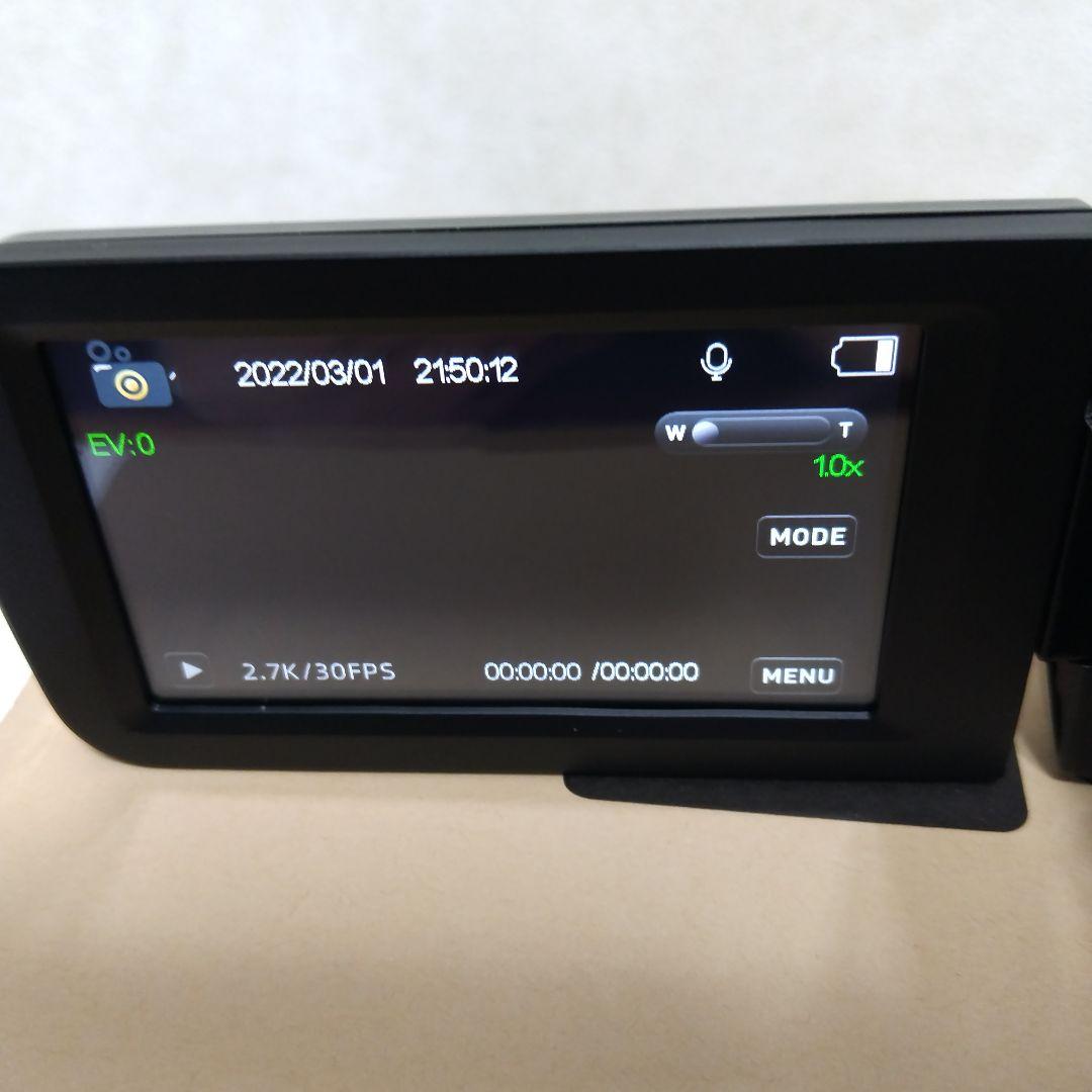 【大幅値下げ▪極美品】 ビデオカメラ 4K WIFI機能 IR夜視機能