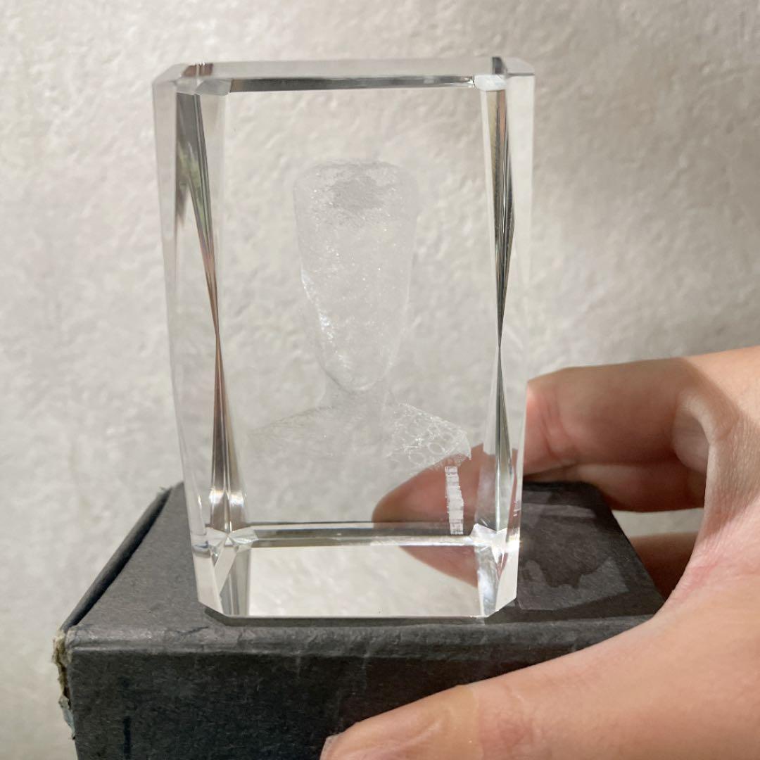 置き物　エジプト　透けガラス