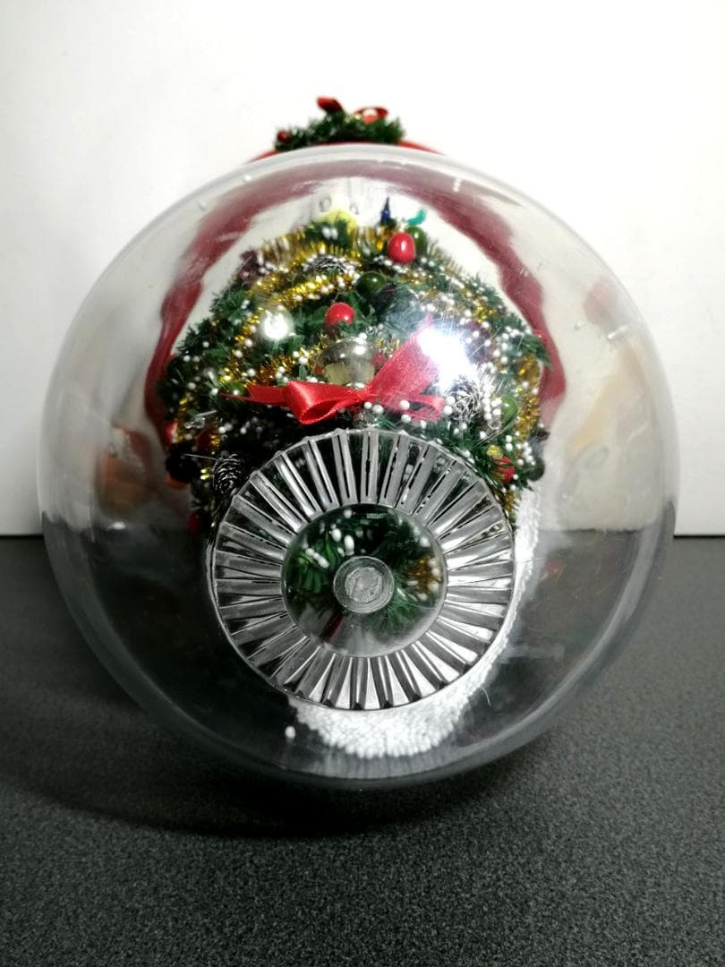 とっとこハム太郎 雪ふるツリー ハムたちが回転 クリスマスツリー スノードーム