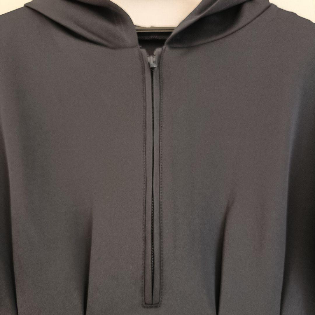 CINEMATIQ　ダブルポケットパーカーワンピ　ネイビー　フリーショート