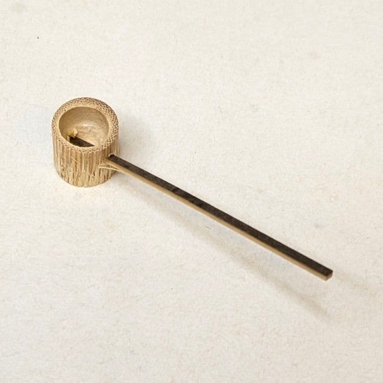 【フォロー割・新品】 つくばいに雀　ミニチュア　インテリア　蹲　スズメ　つくばい