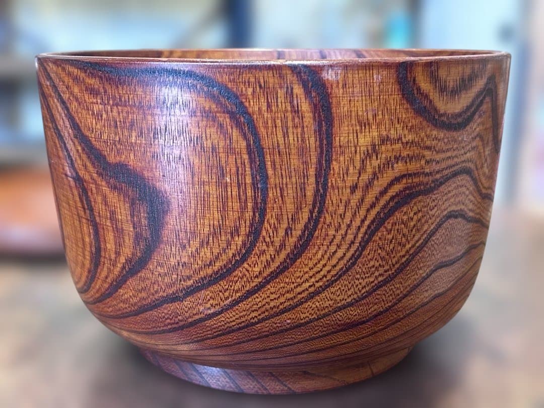 無垢材・くり抜き・茶櫃 ・大型・木工・民藝・欅