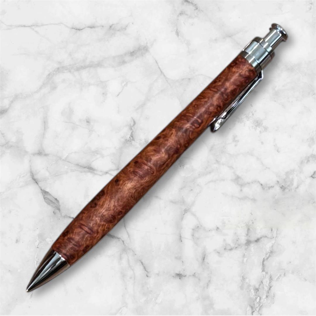 新品未使用　工房楔　花梨　（こぶ杢）　シャープペンシル