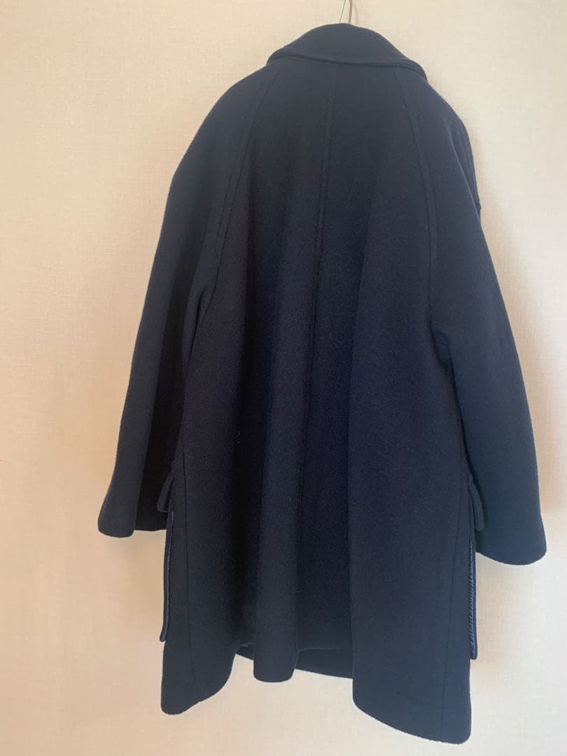 SLOBE IENA ビッグPコート　ジャケット　ネイビー