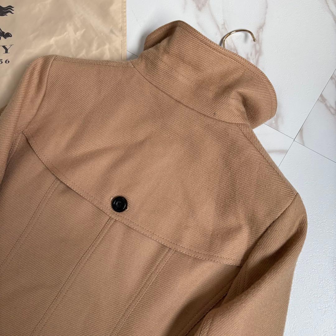 大きいサイズ3L◆バーバリーロンドン シングル ピーコート シャドーチェック