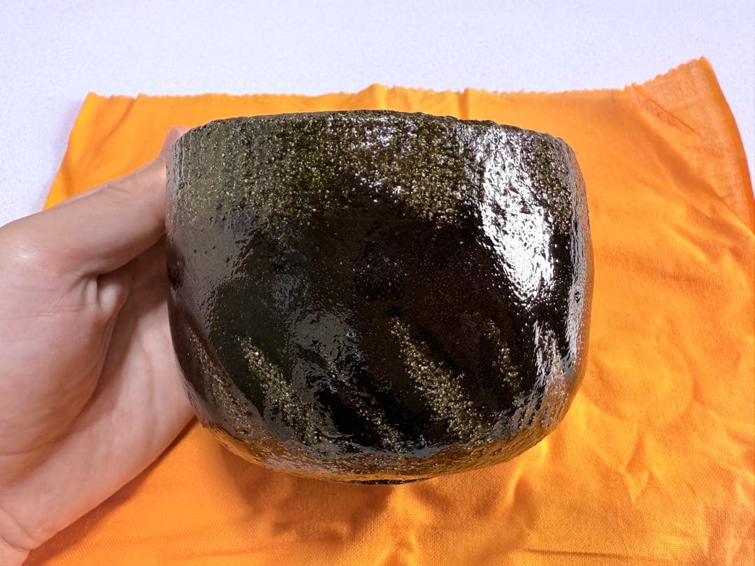 佐々木昭楽　茶碗6点セット　時代物 (鵺/升/不二/雨雲/俊寛/無一物)