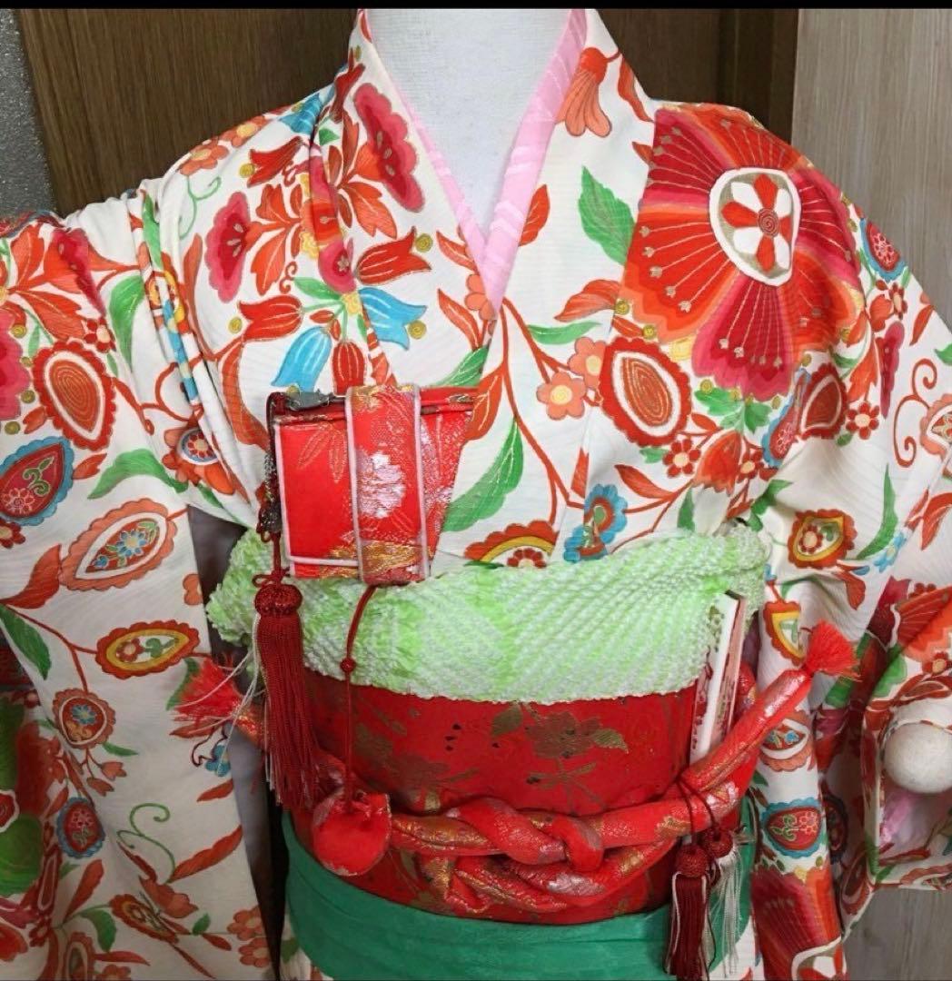 七五三　女の子　作り帯