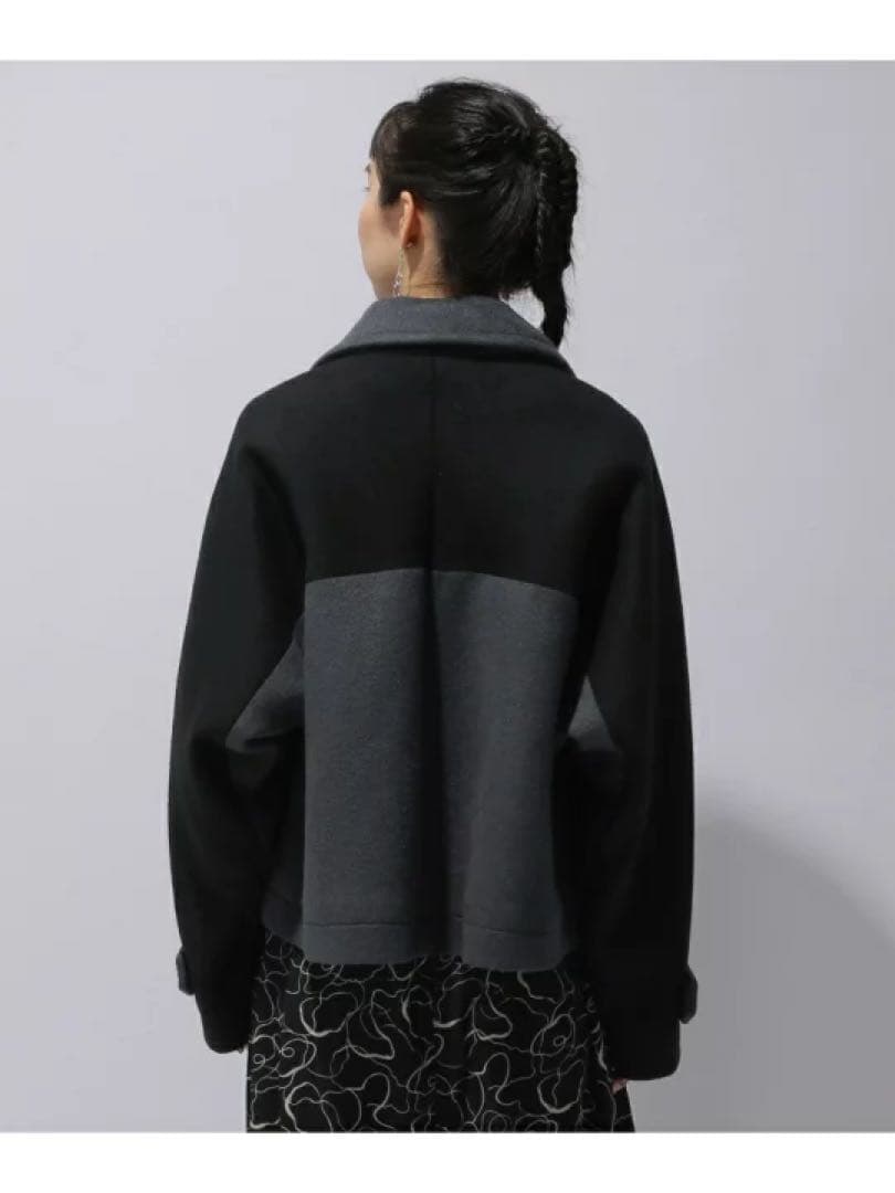 新品　美品　HARE ハレ　 バイカラーPコート　アウター