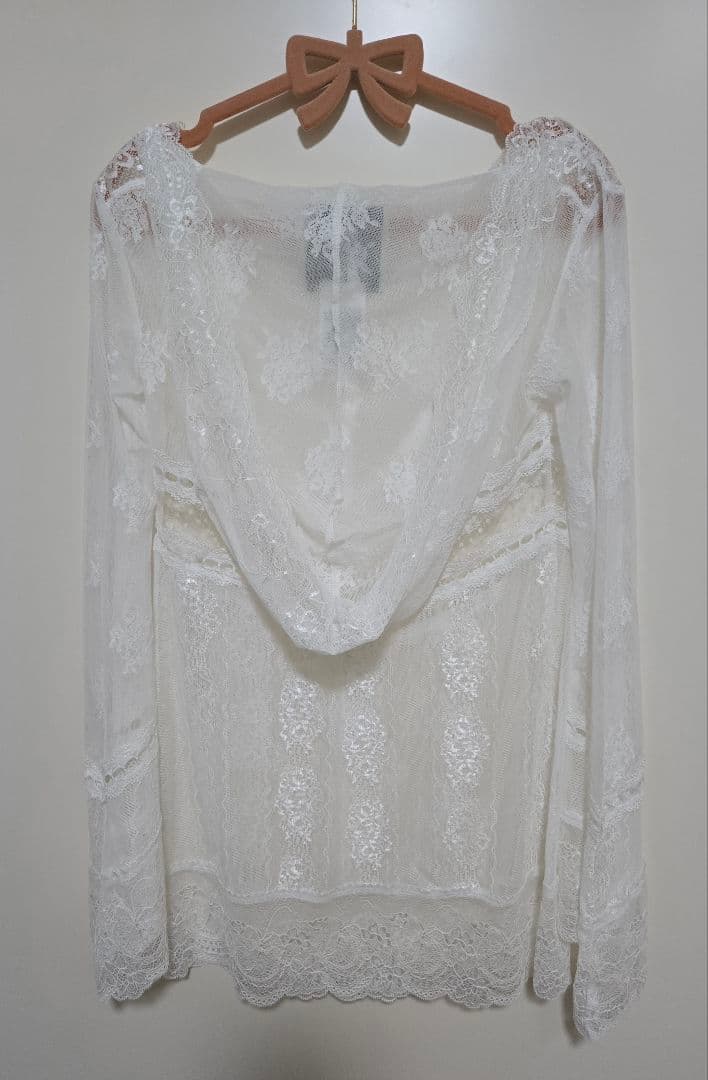 ワンピース neith. Veil Off-shoulder Dress(White)