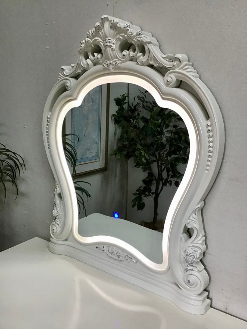 管281☆イタリア製☆アンティーク☆姫系☆ロココ調☆ドレッサー☆スツール付き