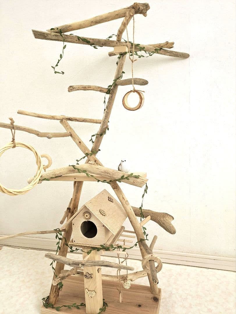 バードアスレチック63 流木 バードジム　バードトイ