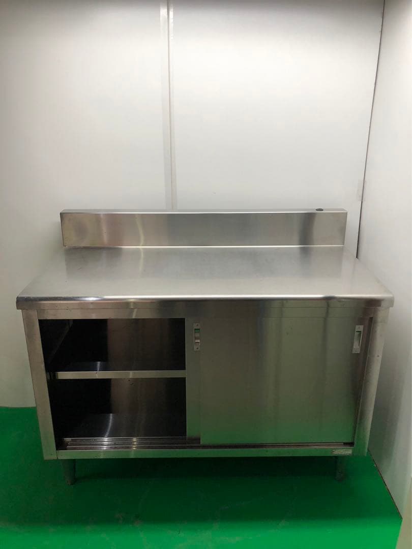 ☆地域限定送料無料☆工場整備品☆キャビネットテーブル　ステンレス　業務用