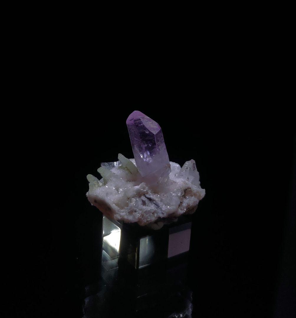 ベラクルスアメジスト 鉱石 鉱物 ミネラル 標本 原石 母岩付き⑧