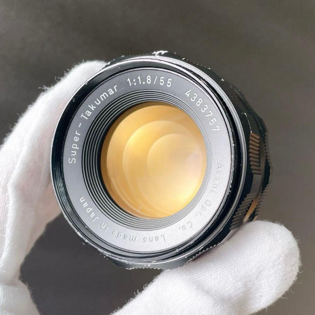 【虹色美フレア】スーパータクマー55mm f1.8 整備済 M42